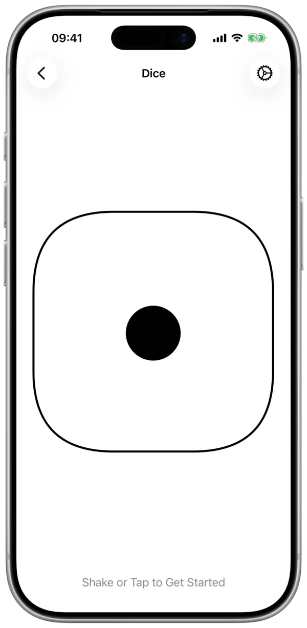 The Dice tool